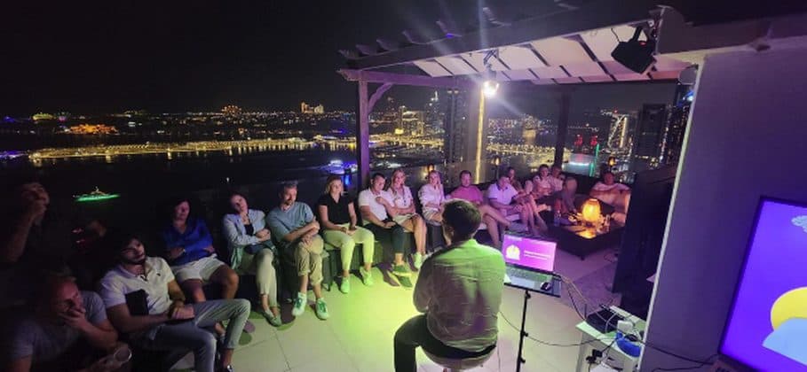 YDN Tech Guild workshop, rooftop session